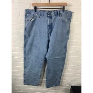 Wrangler Men's Rugged Wear Relaxed Fit Jeans Denim Blue Size 40/30
